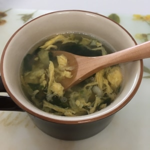 簡単旨味の卵スープ